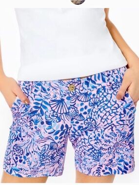 Lilly Pulitzer Jayne Knit Shorts Size 6